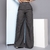 Calça Pantalona de Linho Cinza Escuro