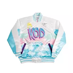Kod J. Cole youth satin jacket white - 280 U$D