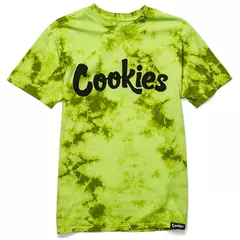 Cookies - Logo crystal wash tie dye tee