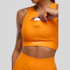 Conjunto Short Active Mostarda - Fit4M Moda Feminina