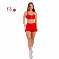 Conjunto Short Maria Vermelho