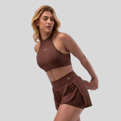 Conjunto Short Maya Marrom - loja online