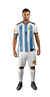 Imagen de AFA QATAR 7 DE PAUL TITULAR NIÑOS - CAMISETA FUTBOL KAPHO