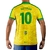 BRASIL CRISTO REDENTOR 10 NEYMAR NIÑOS - CAMISETA FUTBOL KAPHO en internet