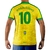 BRASIL CRISTO REDENTOR 10 RONALDINHO ADULTOS - CAMISETA FUTBOL KAPHO en internet
