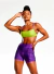 Short Fitness Feminino Glow Roxo LEGBOX
