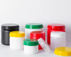 Pote de 100cc Blanco con tapa - pack 100 unidades