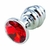 Imagem do Plug Anal De Aço Inoxidável Colmeia Tamanho G Sexy Import