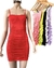 Vestido con taza y frunce
