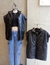 Chaleco oversize engomado.