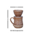 Caneca e filtro de café Cerâmica Artesanal Adma Corá 300ml - Espaço Adma Corá
