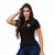 Camisa Muladeiros Feminina Country Polo Mula Rosa Preta - comprar online
