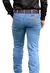 Calça Country Masculina Delave Blue Denim Rodeio Montaria na internet