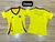 CAMISETA SELECCION COLOMBIA AMARILLA MUJER