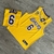 jersey nba bordado lakers 6 amarillo