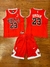UNIFORME DE BALONCESTO NBA BULLS 23 ROJO