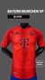 camiseta bayer roja player 1.1 alto relieve