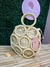 Bolsa palha flor - loja online