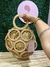 Bolsa palha flor na internet