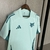 Camisa de treino Adidas masculina na cor azul turquesa, com logotipo do Cruzeiro