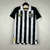 Camisa do Santos II 23/24 Torcedor Umbro Masculina em preto e branco com listras verticais e logo do time