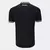 Camisa Botafogo II 24/25 para torcedores masculinos, na cor preta, com detalhes no colarinho e nas mangas.