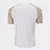 Camisa masculina do Vasco III 24/25, modelo Kombat Jogador Kappa, na cor bege, vista pela parte de trás.