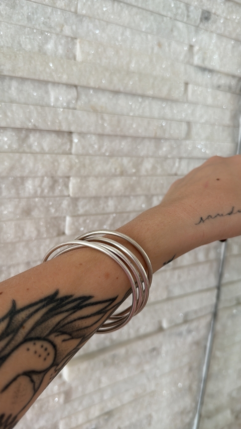 pulseira bracelete grossa