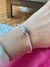Pulseira Pandora Cravejada 17cm de Prata na internet