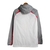 Jaqueta Corta-Vento Barcelona 23/24 - Branca e cinza com detalhes em vermelho - comprar online