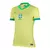 Camisa Seleção Brasileira I 24/25 - Torcedor Nike Feminina - Amarela com detalhes em verde