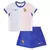 Kit Infantil Seleção da França II 24/25 - Nike - Branco com detalhes em azul e vermelho - comprar online