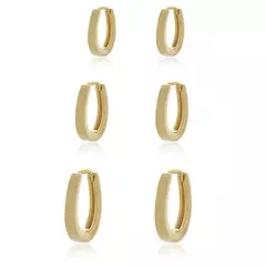 Trio de Argolas Slim