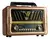 CAIXA DE SOM RETRO APOIO CELULAR TWS AD-8106 - comprar online
