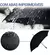 GUARDA CHUVA PRETO 120CM 3302 - Bugiga