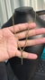 CORDÃ CADEADO 2MM C/PINGENTE, FECHO GAVETA, BANHADO A OURO 18K - comprar online