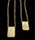 ESCAPULARIO 3MM TIJOLINHO , BANHADO A OURO 18K - Estilo Imports