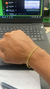 PULSEIRA LACRAIA 5mm, BANHADA A OURO 18K na internet