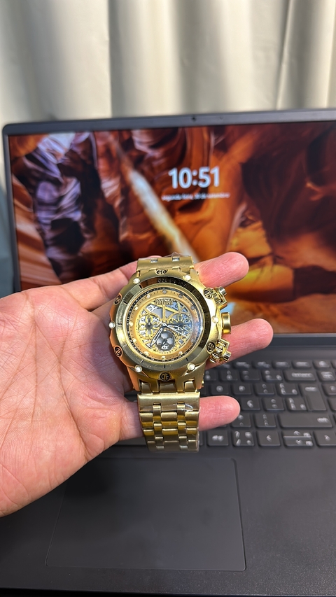 INVICTA VENOM HYBRID PREMIUM MYIOTA 18K 55MM-RESISTENTE A AGUA