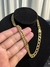 CORDÃO FEMININO GRUMET 10MM 45CM, BANHADO A OURO 18K na internet
