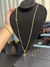 CORDÃO GRUMET 3MM + PINGENTE BANHADO A OURO 18K - (cópia)