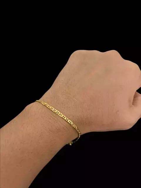 Pulseira Piastrine 3mm c/trava lateral