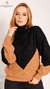 Blusa tricot gola alta