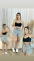 Conjunto Feminino Top com Alça e Short Ajustável <> tamanho unico <> 3233