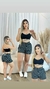 Conjunto Feminino Top com Alça e Short Ajustável <> tamanho único <> 3235