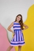 Vestido Listras Lilás Teen na internet