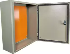 caixa metálica quadros painel de comando se sobrepor 300x300x250 c/ flange - comprar online