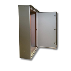 Caixa metálica quadro painel de comando 1400x600x250 DE SOBREPOR COM FLANGE IP -54