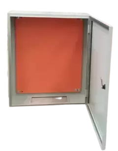 Caixa metálica quadro painel de comando 500x300x250 DE SOBREPOR COM FLANGE IP -54 - comprar online