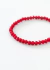 Pulsera cristal roja - comprar online